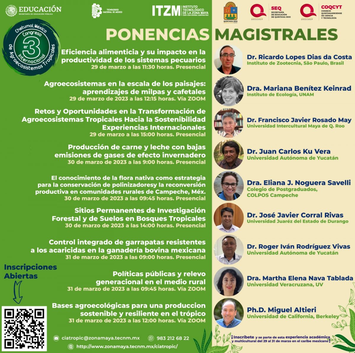 PONENCIAS MAGISTRALES DEL III CONGRESO INTERNACIONAL DE AGROECOSISTEMAS TROPICALES